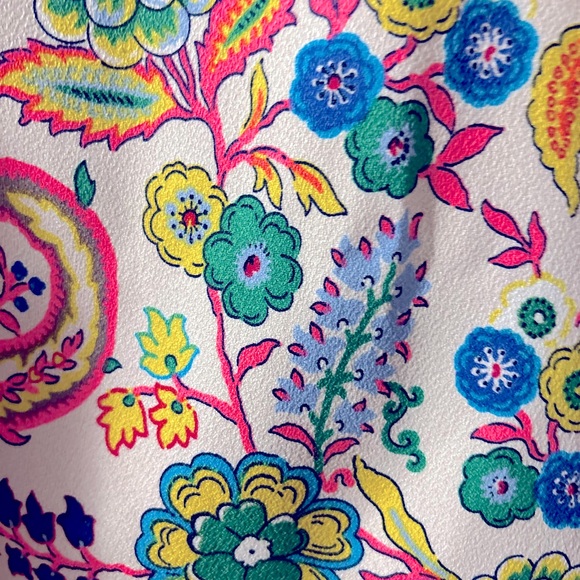 Glam off the shoulder floral paisley top small - Picture 5 of 10